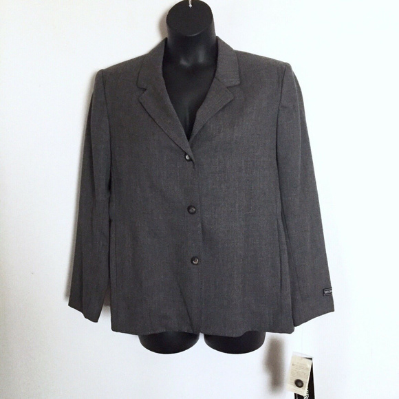 Sag Harbor Jackets & Blazers - NWT Sag Harbor Pure Wool Blend Blazer Suit Jacket